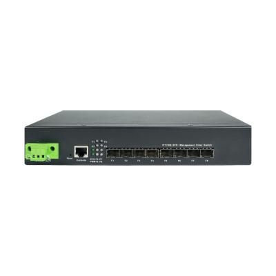 China 8 Port 10G Managed Network Switch Layer 3 Fiber Switch For ISP / Enterprise Network for sale