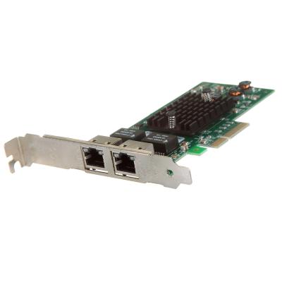 China PCI Express Dual Port Fiber Network Card Copper Gigabit Ethernet Server Adapter for sale