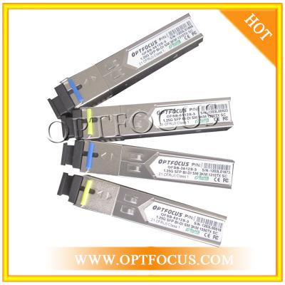 China BIDI Fast Gigabit Ethernet SFP Optical Transceiver 155M And 1.25G With SC Or LC Connector for sale