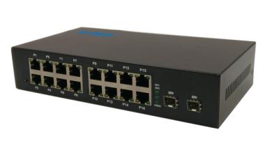 China Multi Ports Ethernet Network Switch 2 1000M FX Ports And 16 10M / 100M TX RJ45 Ports for sale