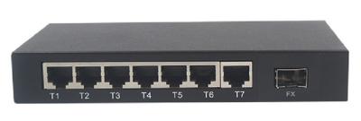 China Fast 8 Ports Ethernet Network Switch 100FX And 7 10 / 100M Rj45 With Management Function for sale