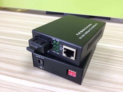 China Gigabit FX+ 10/100/1000M TX POE media converter , mini 2 Port Fiber Media Converter for sale
