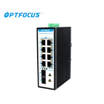 China Broadcast Storm Controlled Industrial Ethernet Switch Redundant Dual DC Power Inputs for sale