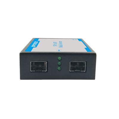 China SFP Dual Mode 2 Port Fiber Media Converter 256K 10 / 100 / 1000M , External PS for sale
