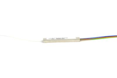 China High Reliability Fiber Optic PLC Splitter 1*2 1 X 4 Low Vibration / Insertion Loss for sale