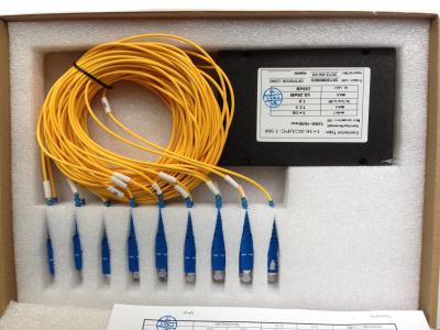 China PLC Fiber Optic Audio Cable Splitter ABS Box 1X2 1*4 1*8 S 1x16 Excellent uniformity for sale