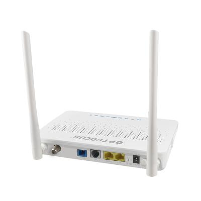 China Fiber Optical Network 1ge 1fe Catv Wifi Xpon Onu With RTL Chip for sale