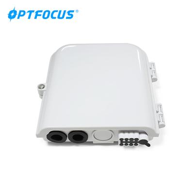 China FTTx network point distribution box 8 cores 3 in 8 out fiber optic terminal box for sale
