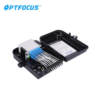 China Low price 16 cores fiber access terminal box splitter waterproof box for indoor outdoor for sale