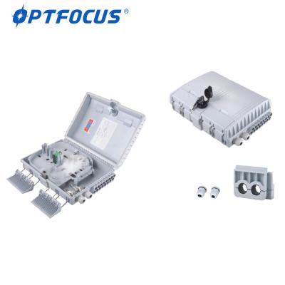 China High quality plastic 16 ports FTTH FTTx terminal access fiber optic distribution box for sale