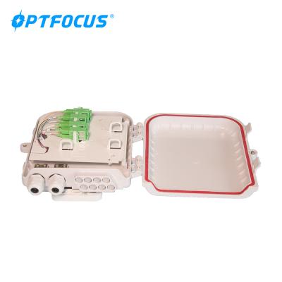 China Terminal access box 8 ports waterproof easy installation fiber distribution box for sale