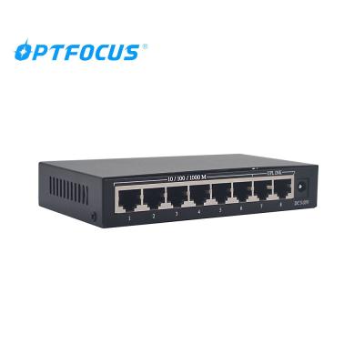 China 1310nm RX 1490nm 8 Port Ethernet Network Switch OEM FTTH Solution PoE Network Switch for sale