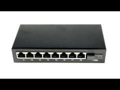 fiber ethernet 10/100/1000Mbps 8 ports 1 SC 20km L2 fiber switch for cctv