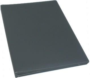 China Hotel Guestroom Leather  Service Clincher Service Guide Directory With Binder Inside for sale
