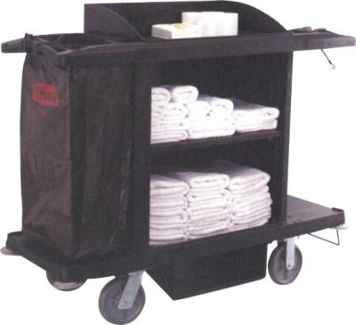 China Large Capacity Fibre Bag Hotel Housekeeping Trolley 1524*559*H1270mm for sale