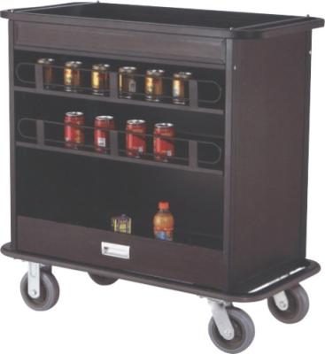 China Large Space Mini Drinks Trolley Anti Collision Bottom Base With 4pcs Wheels for sale