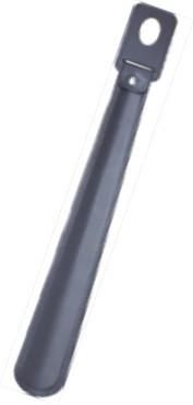 China Brown PU  Leather Covered Shoe Horn L 440mm for Hotel Guestroom for sale