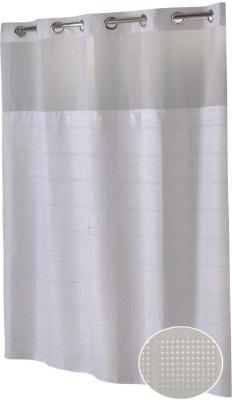 China Hookless Green Recycled  Bathroom Shower Curtains RePET For Hotel for sale