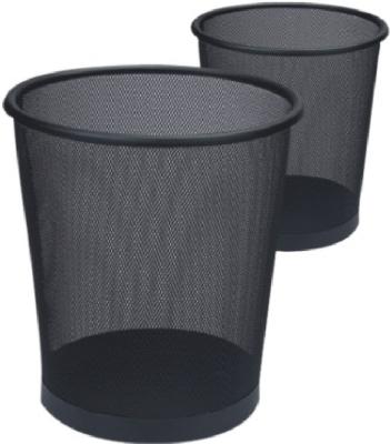 China Net Metal Guestroom Hotel Waste Bins Single Layer Round Open Top for sale