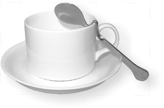 Chine Tasses de café en céramique blanches d'hôtel complètes avec l'ensemble de la soucoupe une à vendre
