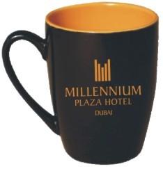 中国 80*H105mmは陶磁器のティー カップをコーヒー・マグ ホテルのロゴをカスタマイズした 販売のため