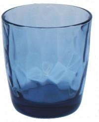 China Vaso de cristal transparente Special Diamond Pattern Surface del cepillo de dientes en venta