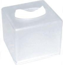 China Acrylic Frosted Bathroom Tissue Box Holders Square 140*140*H145mm for sale