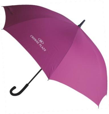 China Paraguas a prueba de viento del viaje del Guestroom del hotel promocional con el logotipo en venta