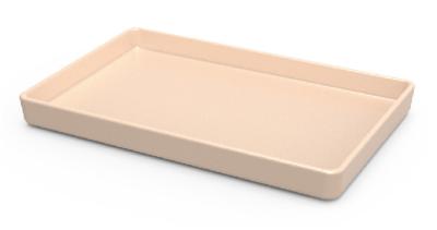 China Hotel biodegradable Eco Friendly Serving Trays  smooth surface for sale