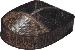China Lightweight PE Rattan Hotel Laundry Basket For Shoe Slippers Storage for sale