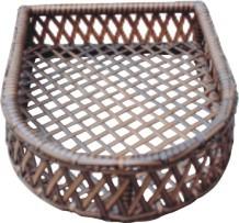 China Shoe Slippers Storage Basket Rattan Water proof and Anti mildew for sale