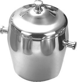 China Stainless steel Ice Bucket In Hotel Room Minibar 140*H200mm for sale