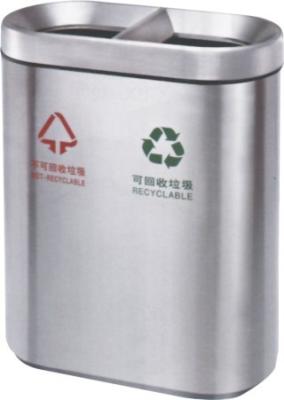 China Matt Stainless Steel Garbage Bin 580*280*H720mm Easy Maintain for sale