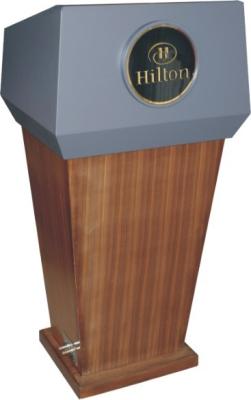 China Podiums Hotel Display Stand Conference Wooden Lecture Stand MDF board for sale
