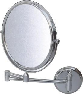 China 1X 3X Magnifying Wall Mounted Bathroom Mirror Chrome plated Material for sale