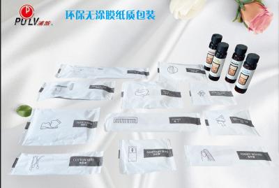 Cina Biodegradable Disposable Hotel Amenities Bathroom Toiletries Set in vendita