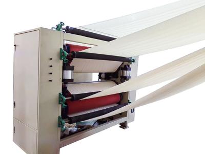 China 2fache Laminierungs-Abschminktuch-Papierprägungsmaschine ohne Kleber zu verkaufen