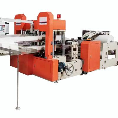China Quarter Fold Automatic Tissue Paper Napkin Machine 240*240mm for sale