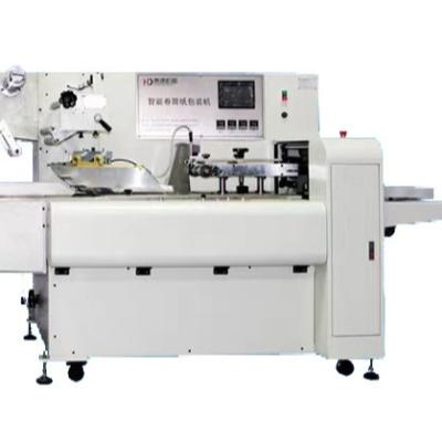 China PLC Control Toilet Paper Wrapping Tissue Paper Packing Machine 80-168 Pcs/Min for sale