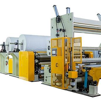 China Máquina automática 800m/Min de Rewinder de la cortadora del papel seda del PLC en venta