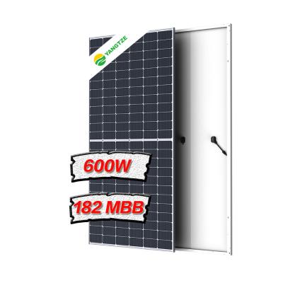 China 600W Polycrystalline Mono Facial Solar Panel Cells for sale
