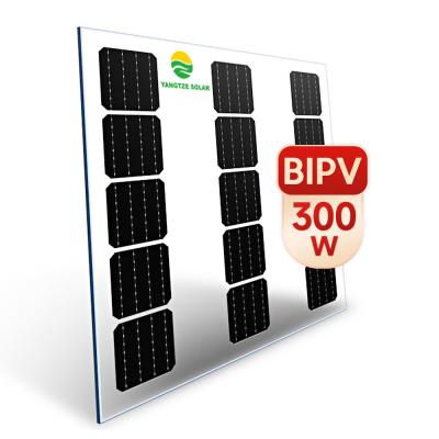 China 300W Thin Bipv Solar Panel Manufacturers Building Integrated Photovoltaic Panels For Roof Tiles for sale
