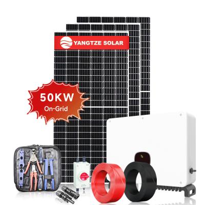 China INVT 50kw auf Gitter-Sonnensystem-Kit Green Energy Solar Inverter-Firmen zu verkaufen