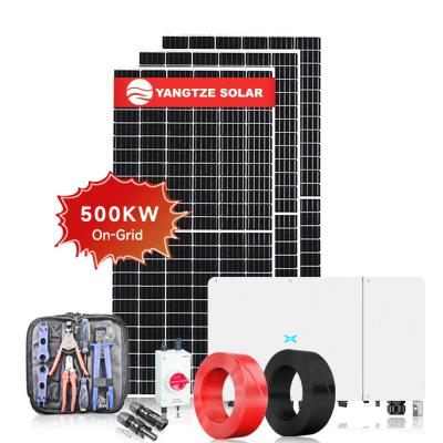 China 100kw 500kw On Grid Solar System Kit 3 Phase ODM for sale