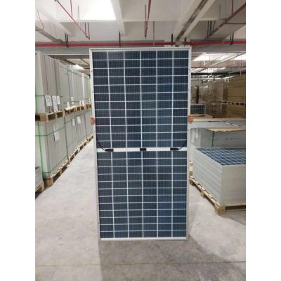Cina 700W 750W pannello solare bifaciale di tipo N con mezza cella e tecnologia PERC Design a doppio vetro in vendita