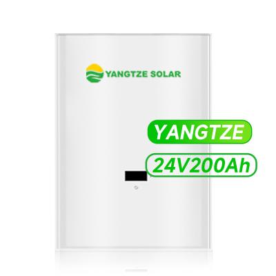 China 24V 200Ah Powerwall Lithium Battery Lifepo4 For Outdoor for sale