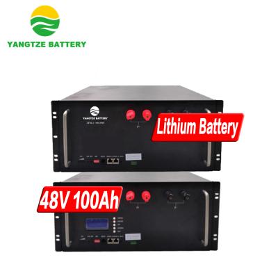 China ODM 48V 100ah Lithium Ion Solar Battery 51.2V 50kg High Capacity for sale