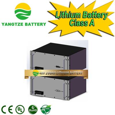 China Grande preto 442*680*223mm de Ion Battery 200ah 51.2V 100kg do lítio 48V à venda