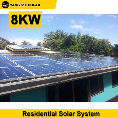 China Household 8KW Hybrid Solar System Kit Inverter RS232 Communication for sale