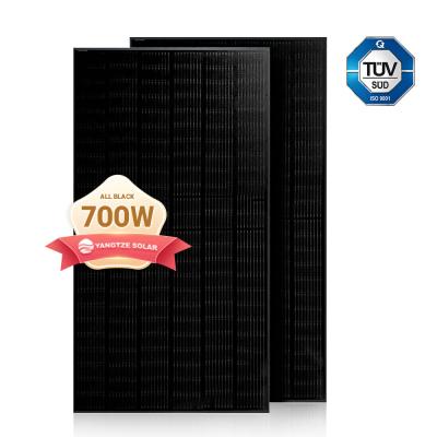 China Home Hybrid Solar Power Photovoltaic Monocrystalline Solar Cell 700W for sale